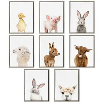 Charming Bunny Rabbit Canvas Wall Art by Amy Peterson