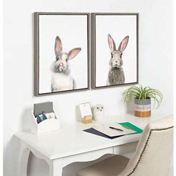 Charming Bunny Rabbit Canvas Wall Art by Amy Peterson