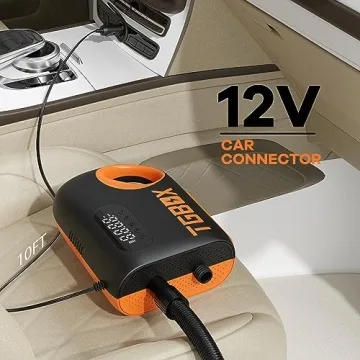 TGBOX Paddle Board Pump,Digital Smart Inflation & Deflation Dual-Use Sup Air Pump for Paddle Board, Inflatable Tent, Boats, Pool