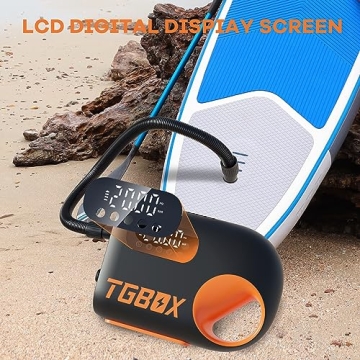TGBOX Paddle Board Pump,Digital Smart Inflation & Deflation Dual-Use Sup Air Pump for Paddle Board, Inflatable Tent, Boats, Pool
