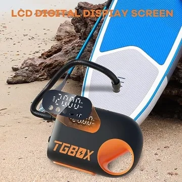 TGBOX Paddle Board Pump,Digital Smart Inflation & Deflation Dual-Use Sup Air Pump for Paddle Board, Inflatable Tent, Boats, Pool