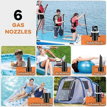 TGBOX Paddle Board Pump,Digital Smart Inflation & Deflation Dual-Use Sup Air Pump for Paddle Board, Inflatable Tent, Boats, Pool