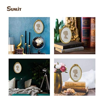 Elegant 5x7 Vintage Picture Frame with Glass Front