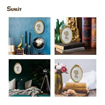 Elegant 5x7 Vintage Picture Frame with Glass Front