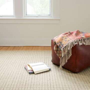 Dash & Albert Conall Hand Micro Hooked Wool Rug - Timeless Design for High Traffic Areas