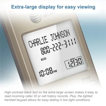 AT&T EL52113 Cordless Phone Set with Speaker & Intercom