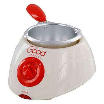 Electric Chocolate Melting Pot Gift Set- Candy Making or Fondue Fountain Kit w 30+ Accessories- 7 Ch...