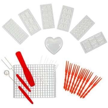 Electric Chocolate Melting Pot Gift Set with 30 Accessories