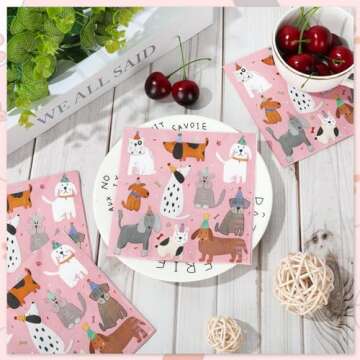 Cute Puppy Cocktail Napkins for All Your Parties