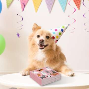 Cute Puppy Cocktail Napkins for All Your Parties
