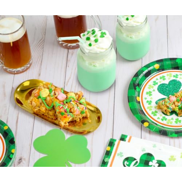 St. Patrick's Day Sprinkles - Green Shamrock Cupcake Toppings