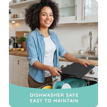 Durable Plastic Cutting Board Set - Dishwasher Safe and Non-Slip