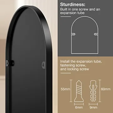 Brightify 30x40 Inch Stylish Arched Wall Mirror