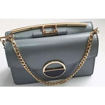 Gnognauq 3 Pieces 15.7 inch Purse Chain Strap Flat Chain Strap Handbag Chains with Metal Buckles for Clutch Wallet Satchel Tote Bags Chain Replacement Strap