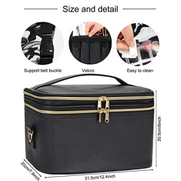 MONSTINA Lighted up Makeup Case