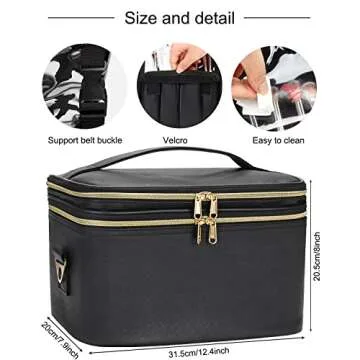 MONSTINA Lighted up Makeup Case