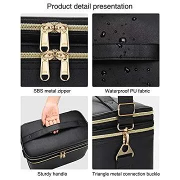 MONSTINA Lighted up Makeup Case