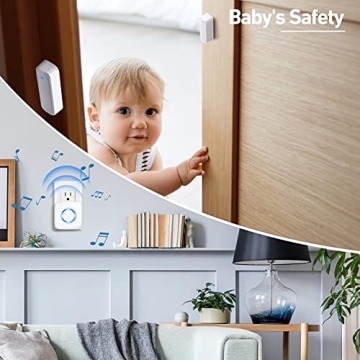 Satisure Wireless Door Chime Alarm 600ft Range 58 Tones