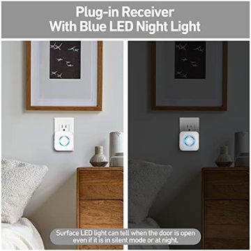 Satisure Wireless Door Chime Alarm 600ft Range 58 Tones