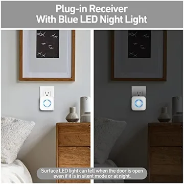 Satisure Wireless Door Chime Alarm 600ft Range 58 Tones