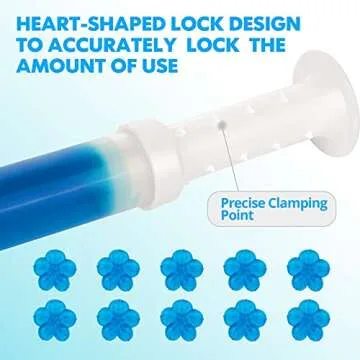 Toilet Gel Stamp Set – 36 Floral Fragrance Cleaning Stamps