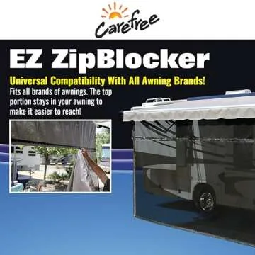 Transform Your RV with Carefree EZ Zip Blocker Shade