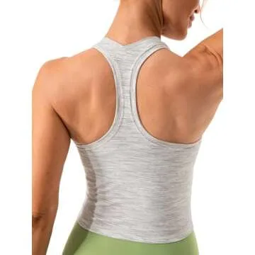 Lavento Women's Racerback Workout Tank - Yoga & Fitness Top