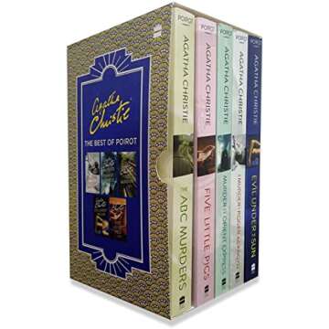 The Best Of Poirot 5 Books Box Set Collection by Agatha Christie Paperback