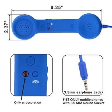 CM Vintage Retro Telephone Handset for Smartphones