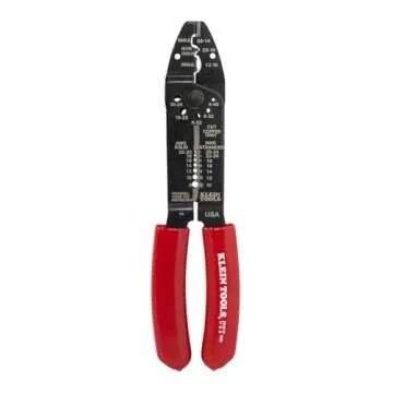 Klein Tools 1001 Multi Tool, Made in USA, Wire Stripper, Wire Cutters, Crimper Tool for 8-22 AWG, Multi-Purpose Electrician Tool is 8.5-Inch Long