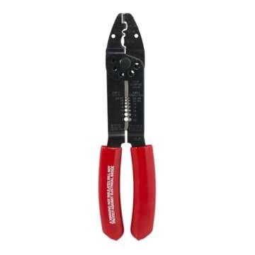 Klein Tools 1001 Multi Tool, Made in USA, Wire Stripper, Wire Cutters, Crimper Tool for 8-22 AWG, Multi-Purpose Electrician Tool is 8.5-Inch Long