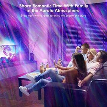 Aurora Projector with Remote, Bluetooth, and White Noise