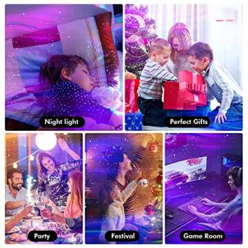 Aurora Projector with Remote, Bluetooth, and White Noise