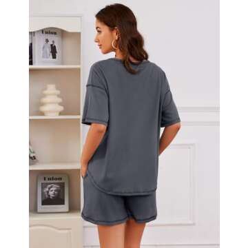 Becotal Women’s Waffle Knit Pajama Set for Cozy Comfort