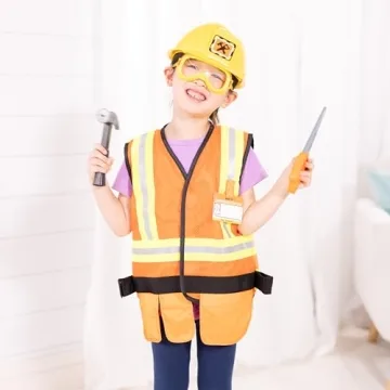 Melissa & Doug Construction Worker Role Play Costume for Kids