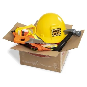Melissa & Doug Construction Worker Role Play Costume for Kids