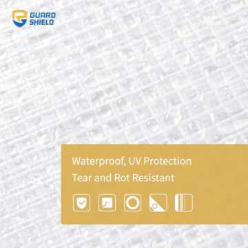 GUARD SHIELD Heavy Duty Waterproof Tarp for Outdoor Use