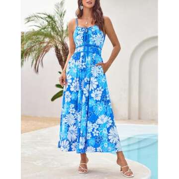 GRACE KARIN Floral Boho Dress for Stylish Summer Days