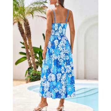 GRACE KARIN Floral Boho Dress for Stylish Summer Days