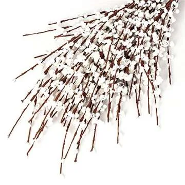 VANTREE 6 PCS Jasmine Artificial Flowers for Home Decor