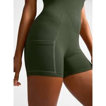 Vilanva Workout Rompers for Women With Tummy Control