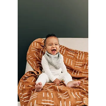 Mebie Baby Muslin Bibs 3 Pack for Feeding & Drooling