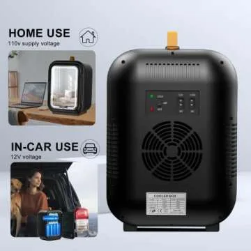 COOSEON Mini Fridge for Skincare & Beauty, Portable Cooler