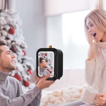 COOSEON Mini Fridge for Skincare & Beauty, Portable Cooler