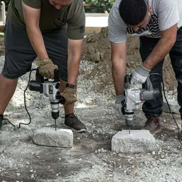 XtremepowerUS 1180W Electric Rotary Hammer & Bits Set