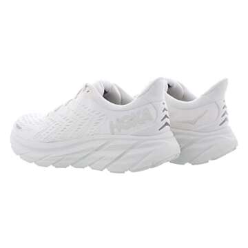 HOKA ONE ONE Clifton 8 Womens Shoes Size 6, Color: White/White