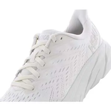 HOKA ONE ONE Clifton 8 Womens Shoes Size 6, Color: White/White