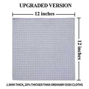 Quick Drying 6-Pack Kitchen Dish Towels | Absorbent & Stylish