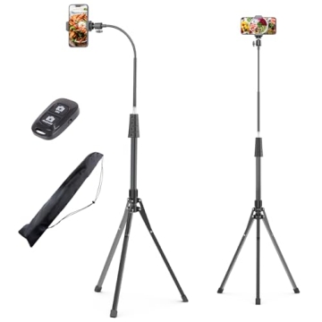 Ubeesize 92” Tripod for iPhone and Android with Remote