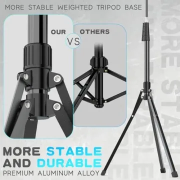 Ubeesize 92” Tripod for iPhone and Android with Remote